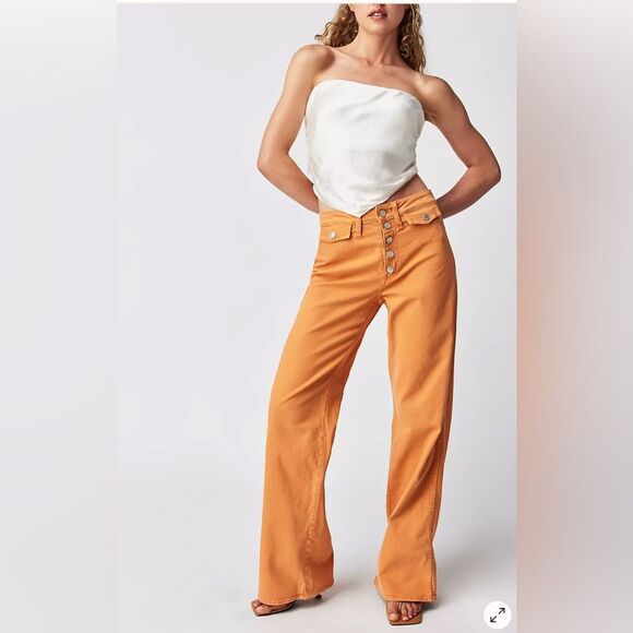 NWT AMO Sylvia High Rise Straight Leg Jeans Size 30 - Picture 1 of 9